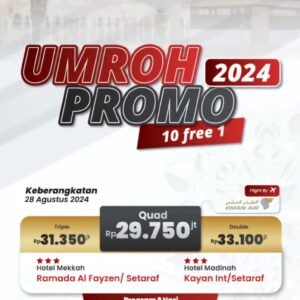 Umroh Promo 10 Free 1